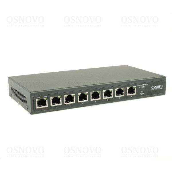Коммутатор 2.5G Ethernet на 8 RJ45 портов SW-8D-1 Коммутатор 2.5G Ethernet на 8 RJ45 портов SW-8D-1