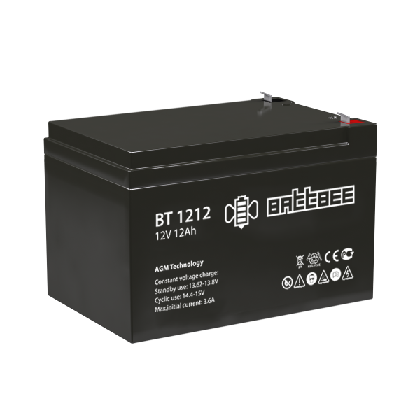 Аккумуляторы для систем безопасности BattBee BT 1212 Аккумуляторы для систем безопасности BattBee BT 1212