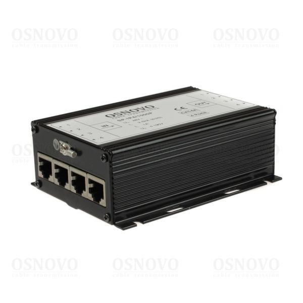Устройство грозозащиты цепей Ethernet+PoE SP-IP4/1000P Устройство грозозащиты цепей Ethernet+PoE SP-IP4/1000P