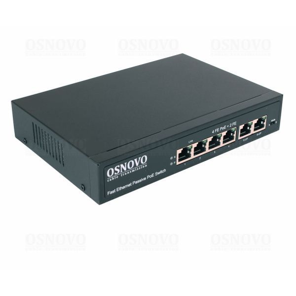 Passive PoE коммутатор Fast Ethernet на 6 портов SW-20600/A(80W) Passive PoE коммутатор Fast Ethernet на 6 портов SW-20600/A(80W)
