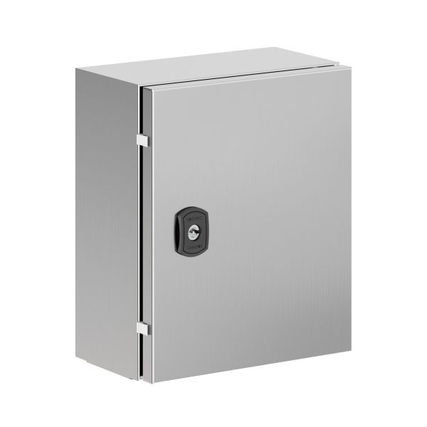 Корпус навесной STH с М/П из нержавеющей cтали AISI304 ВxШxГ 300x250x150 мм, с фланцем, IP66 Корпус навесной STH с М/П из нержавеющей cтали AISI304 ВxШxГ 300x250x150 мм, с фланцем, IP66