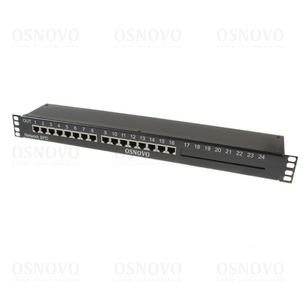 Устройство грозозащиты цепей Ethernet SP-IP16/1000PR Устройство грозозащиты цепей Ethernet SP-IP16/1000PR