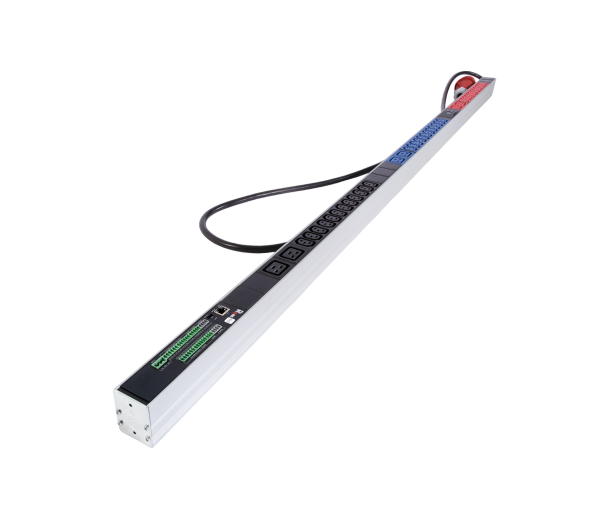 Верт блок розеток Rem-2MC, монит, измер, 3×16A, 36C13, 6C19, 1820мм, шнур 3м IEC309