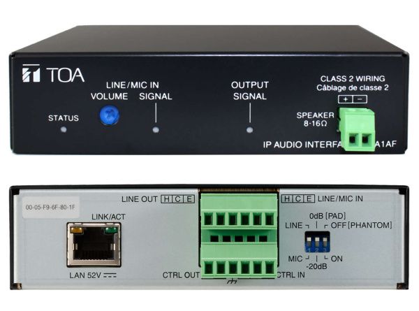 Интерфейс IP-аудио IP-A1AF Интерфейс IP-аудио IP-A1AF