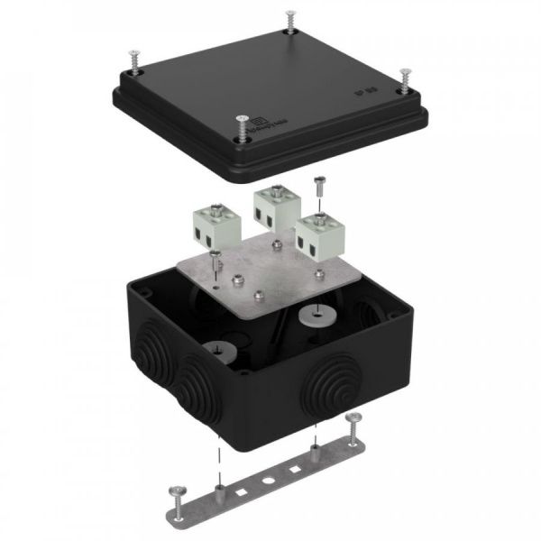 Коробка огнестойкая для о/п 40-0300-FR1.5-6 Е15-Е120 RAL9005 100х100х50 (14 шт/кор) Коробка огнестойкая для о/п 40-0300-FR1.5-6 Е15-Е120 RAL9005 100х100х50 (14 шт/кор)