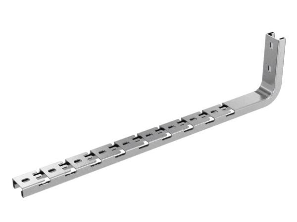 Легкая консоль для пров. лотка осн.600 мм, толщ.2,5 мм Легкая консоль для пров. лотка осн.600 мм, толщ.2,5 мм