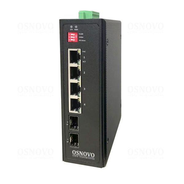 Промышленный PoE коммутатор SW-80402-I(port 60W,240W) Промышленный PoE коммутатор SW-80402-I(port 60W,240W)