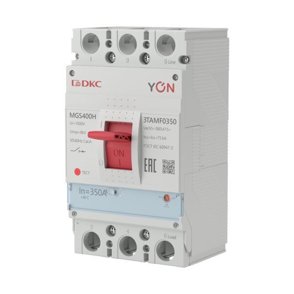 Авт. выкл. YON MGS400 3P 280-350A 75kA Авт. выкл. YON MGS400 3P 280-350A 75kA