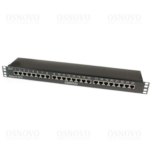 Устройство грозозащиты цепей Ethernet SP-IP24/100R Устройство грозозащиты цепей Ethernet SP-IP24/100R