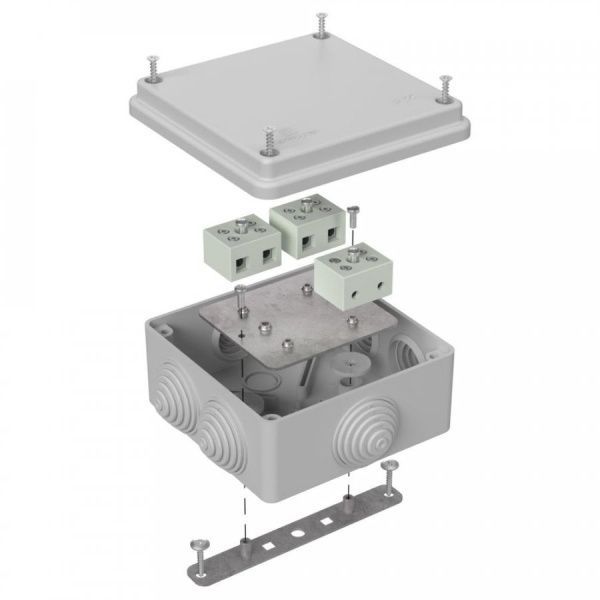 Коробка огнестойкая для о/п 40-0300-FR6.0-6 Е15-Е120 RAL7035 100х100х50 (14 шт/кор) Коробка огнестойкая для о/п 40-0300-FR6.0-6 Е15-Е120 RAL7035 100х100х50 (14 шт/кор)