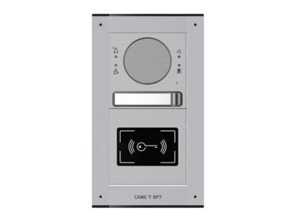Вызывная IP-аудиопанель MTM с 1 кнопкой и считывателем MKITAIP-21R Вызывная IP-аудиопанель MTM с 1 кнопкой и считывателем MKITAIP-21R