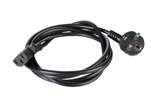 Шнур питания с заземлением IEC 60320 C13/Schuko, 10 А / 250 В (3 × 1,0), длина 3 м Шнур питания с заземлением IEC 60320 C13/Schuko, 10 А / 250 В (3 × 1,0), длина 3 м