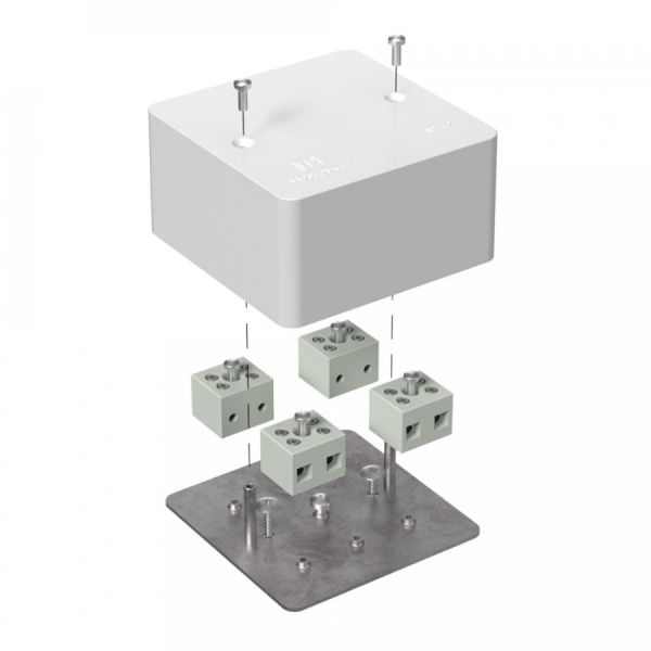 Коробка огнестойкая для кабель-канала 40-0460-FR6.0-8 Е15-Е120 RAL9003 85х85х45 (44 шт/кор) Коробка огнестойкая для кабель-канала 40-0460-FR6.0-8 Е15-Е120 RAL9003 85х85х45 (44 шт/кор)