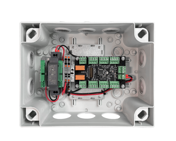 OSDP-модуль в монтажном корпусе с DC-DC преобразователем AAM-SDM2-Box OSDP-модуль в монтажном корпусе с DC-DC преобразователем AAM-SDM2-Box