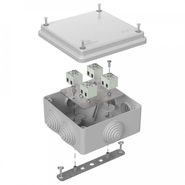 Коробка огнестойкая для о/п 40-0300-FR2.5-8 Е15-Е120 RAL7035 100х100х50 (14 шт/кор) Коробка огнестойкая для о/п 40-0300-FR2.5-8 Е15-Е120 RAL7035 100х100х50 (14 шт/кор)