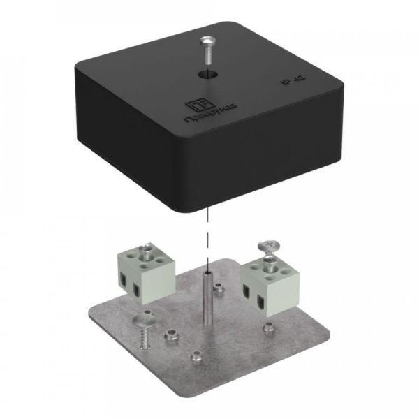 Коробка огнестойкая для кабель-канала 40-0450-FR1.5-4 Е15-Е120 RAL9005 75х75х30 (87 шт/кор) Коробка огнестойкая для кабель-канала 40-0450-FR1.5-4 Е15-Е120 RAL9005 75х75х30 (87 шт/кор)