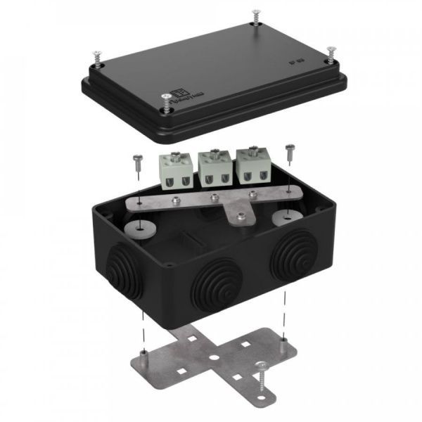 Коробка огнестойкая для о/п 40-0340-FR2.5-6 Е15-Е120 RAL9005 120х80х50 (20 шт/кор) Коробка огнестойкая для о/п 40-0340-FR2.5-6 Е15-Е120 RAL9005 120х80х50 (20 шт/кор)