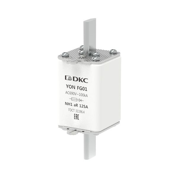 Предохранитель YON ножевого типа FG1 125А 690V характеристика aR Предохранитель YON ножевого типа FG1 125А 690V характеристика aR