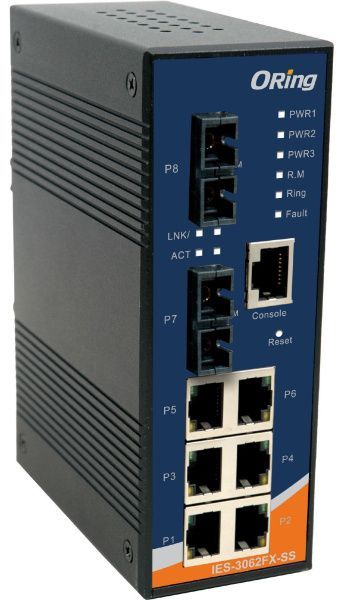 Коммутатор промышленный Oring IES-3062FX-SS-SC Коммутатор промышленный Oring IES-3062FX-SS-SC