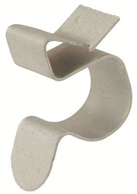 Клипса для крепления трубы к балке 7,5-12 мм диаметр 12-14 мм Клипса для крепления трубы к балке 7,5-12 мм диаметр 12-14 мм