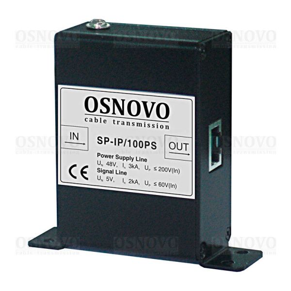 Устройство грозозащиты цепей Ethernet+PoE SP-IP/100PS Устройство грозозащиты цепей Ethernet+PoE SP-IP/100PS
