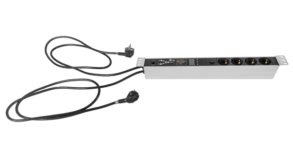 Блок розеток Rem-16 с АВР, 1×16A, 4S, подкл к контроллеру R-2MC по Modbus, 2 шнура 1,8м Блок розеток Rem-16 с АВР, 1×16A, 4S, подкл к контроллеру R-2MC по Modbus, 2 шнура 1,8м
