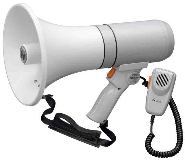 Мегафон наплечный с выносным микрофоном ER-2230W EU Мегафон наплечный с выносным микрофоном ER-2230W EU