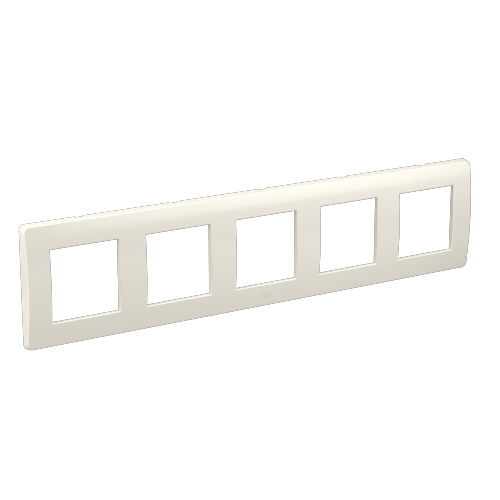 Рамка на 2+2+2+2+2 модуля (пятиместная), белая, RAL9010 Рамка на 2+2+2+2+2 модуля (пятиместная), белая, RAL9010