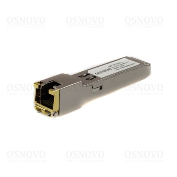 Промышленный медный SFP модуль Gigabit Ethernet с разъемом RJ45 Промышленный медный SFP модуль Gigabit Ethernet с разъемом RJ45
