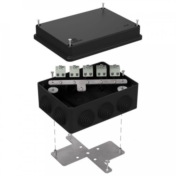 Коробка огнестойкая для о/п 40-0310-FR2.5-10 Е15-Е120 RAL9005 150х110х70 (6 шт/кор) Коробка огнестойкая для о/п 40-0310-FR2.5-10 Е15-Е120 RAL9005 150х110х70 (6 шт/кор)