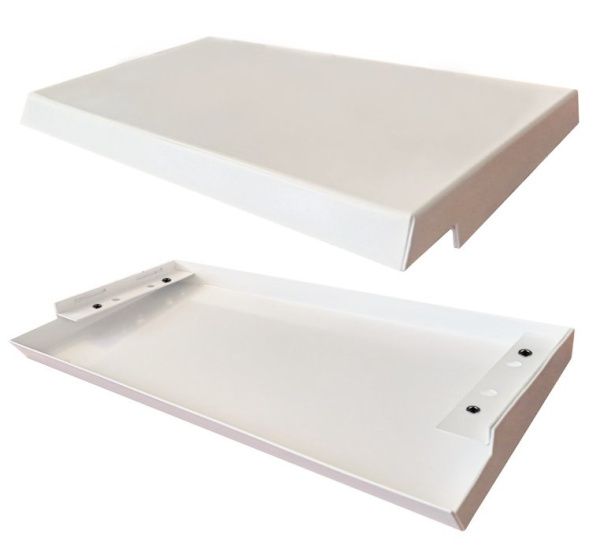 Козырек дождезащитный для шкафов 500х300 "Аякс", белый Козырек дождезащитный для шкафов 500х300 "Аякс", белый