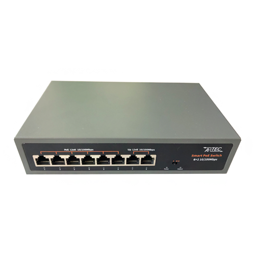 ATEC-POE06L Коммутатор PoE, 100-240 В, 6 портов ATEC-POE06L Коммутатор PoE, 100-240 В, 6 портов