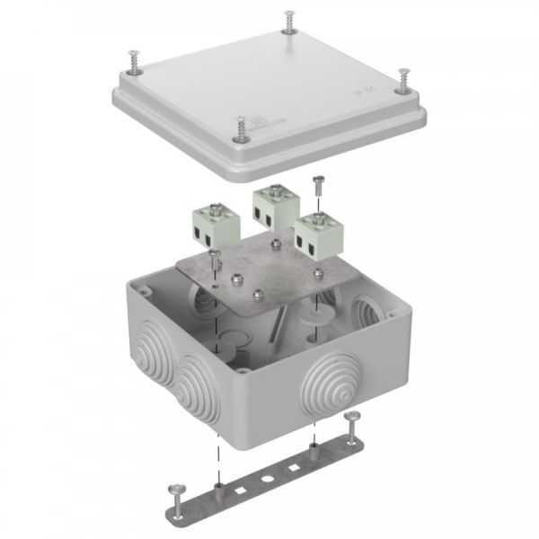 Коробка огнестойкая для о/п 40-0300-FR2.5-6 Е15-Е120 RAL7035 100х100х50 (14 шт/кор) Коробка огнестойкая для о/п 40-0300-FR2.5-6 Е15-Е120 RAL7035 100х100х50 (14 шт/кор)