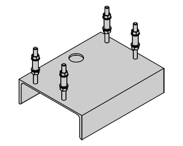 DOORHAN Площадка монтажная привода Sliding-3000, DHSL3000-BASE DOORHAN Площадка монтажная привода Sliding-3000, DHSL3000-BASE