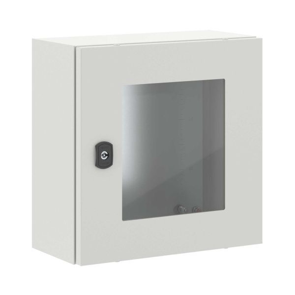 Корпус навесной STE с М/П с прозрачной дверью ВxШxГ 400x400x200 мм, IP66 Корпус навесной STE с М/П с прозрачной дверью ВxШxГ 400x400x200 мм, IP66