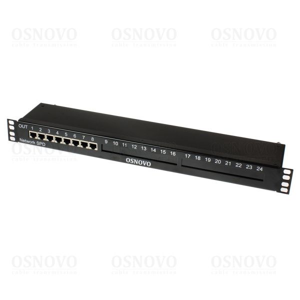 Устройство грозозащиты цепей Ethernet SP-IP8/1000R Устройство грозозащиты цепей Ethernet SP-IP8/1000R