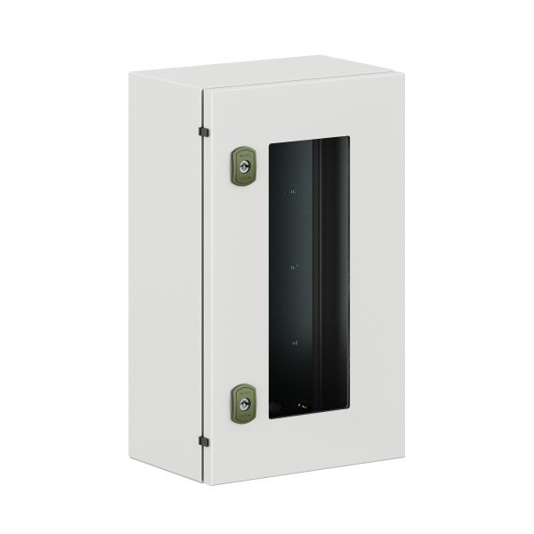 Корпус навесной уличный ST Outdoor с М/П с прозрачной дверью ВxШxГ 500x300x200 мм, IP66 Корпус навесной уличный ST Outdoor с М/П с прозрачной дверью ВxШxГ 500x300x200 мм, IP66