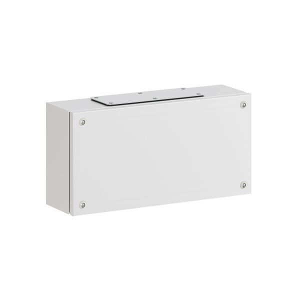 Корпус клеммный металлический SDE ВxШxГ 400x200x120 мм с фланцами, IP66 Корпус клеммный металлический SDE ВxШxГ 400x200x120 мм с фланцами, IP66