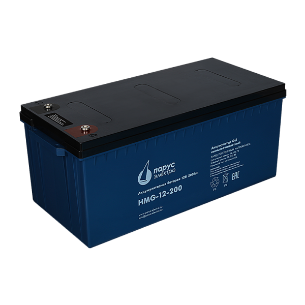 HMG-12-200 гелевая аккумуляторная батарея 12 В / 200 Ач HMG-12-200 гелевая аккумуляторная батарея 12 В / 200 Ач