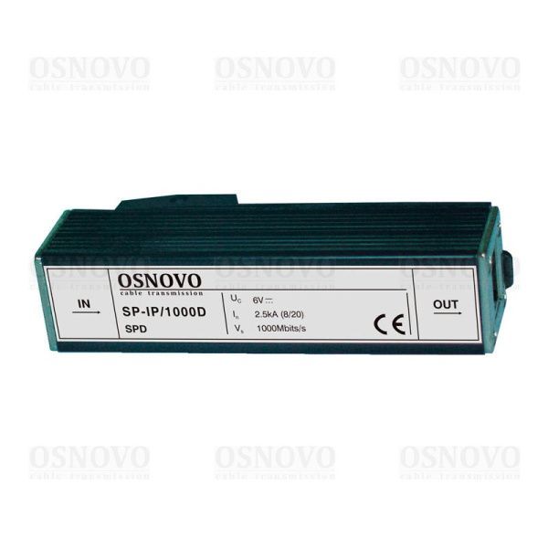 Устройство грозозащиты цепей Ethernet SP-IP/1000D Устройство грозозащиты цепей Ethernet SP-IP/1000D