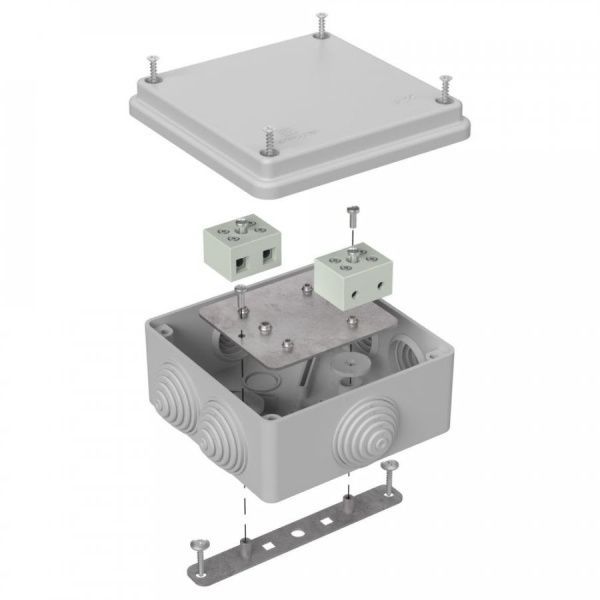 Коробка огнестойкая для о/п 40-0300-FR6.0-4 Е15-Е120 RAL7035 100х100х50 (14 шт/кор) Коробка огнестойкая для о/п 40-0300-FR6.0-4 Е15-Е120 RAL7035 100х100х50 (14 шт/кор)