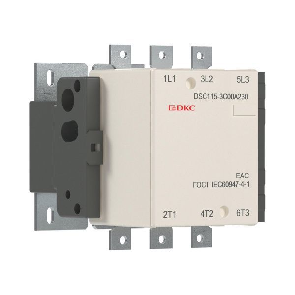 Магнитный контактор DSC115-3C00A230 115А 55кВт (AC3) кат 220В AC Магнитный контактор DSC115-3C00A230 115А 55кВт (AC3) кат 220В AC