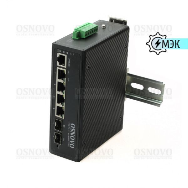 Промышленный управляемый (L2+) PoE коммутатор SW-80402-IL(port 90W,360W) Промышленный управляемый (L2+) PoE коммутатор SW-80402-IL(port 90W,360W)