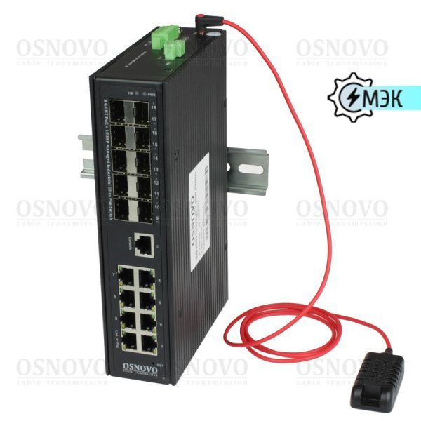 Промышленный управляемый (L2+) Ultra PoE коммутатор SW-808010/ILS(port 90W,720W) Промышленный управляемый (L2+) Ultra PoE коммутатор SW-808010/ILS(port 90W,720W)