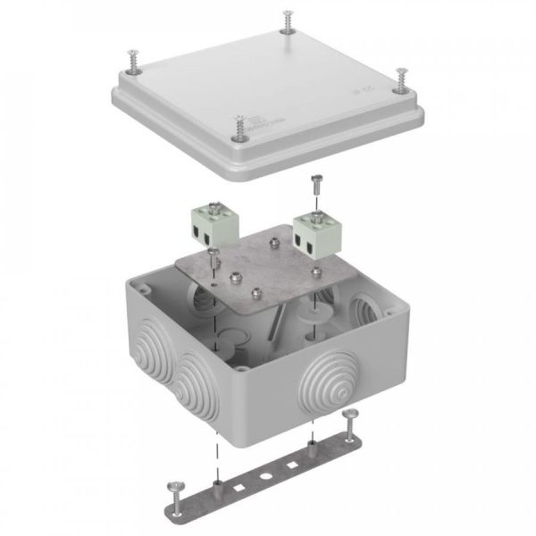 Коробка огнестойкая для о/п 40-0300-FR2.5-4 Е15-Е120 RAL7035 100х100х50 (14 шт/кор) Коробка огнестойкая для о/п 40-0300-FR2.5-4 Е15-Е120 RAL7035 100х100х50 (14 шт/кор)