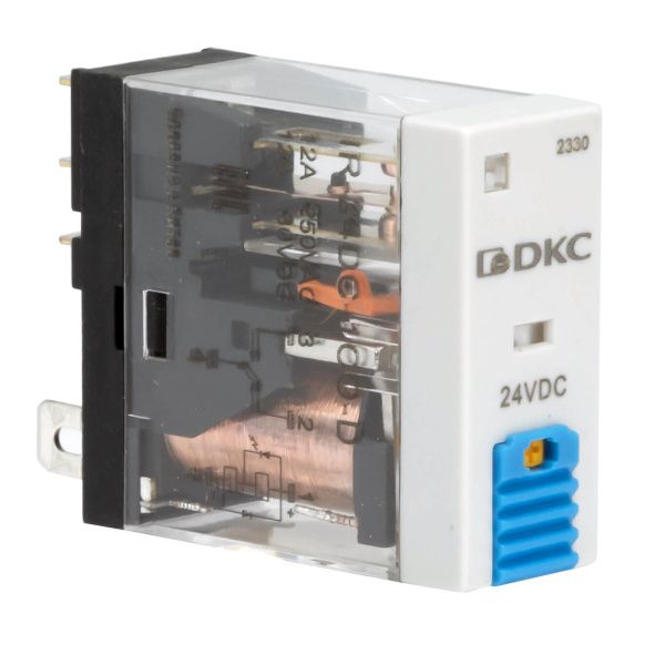 Реле миниатюрное промышленное, 1CO, ком. ток 12А, AgSnO2, напряжение 12V DC, опция: тест-кнопка+светодиод+защитный диод Реле миниатюрное промышленное, 1CO, ком. ток 12А, AgSnO2, напряжение 12V DC, опция: тест-кнопка+светодиод+защитный диод