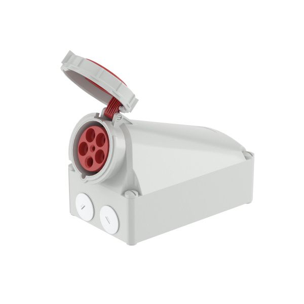 Розетка настенная WS IP67 125A 3P+E+N 400В Розетка настенная WS IP67 125A 3P+E+N 400В