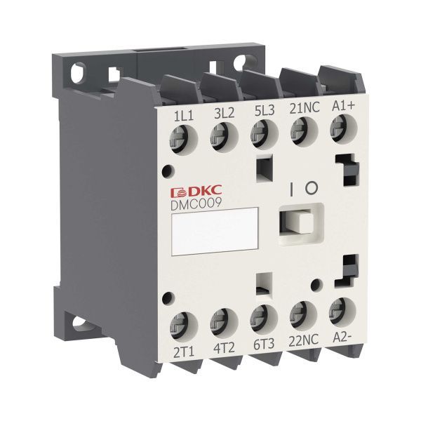 Миниконтактор YON DMC009 9A 4кВт AC3 3P кат. 110В DC 1НО Миниконтактор YON DMC009 9A 4кВт AC3 3P кат. 110В DC 1НО