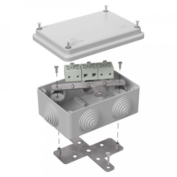 Коробка огнестойкая для о/п 40-0340-FR6.0-6 Е15-Е120 RAL7035 120х80х50 (20 шт/кор) Коробка огнестойкая для о/п 40-0340-FR6.0-6 Е15-Е120 RAL7035 120х80х50 (20 шт/кор)