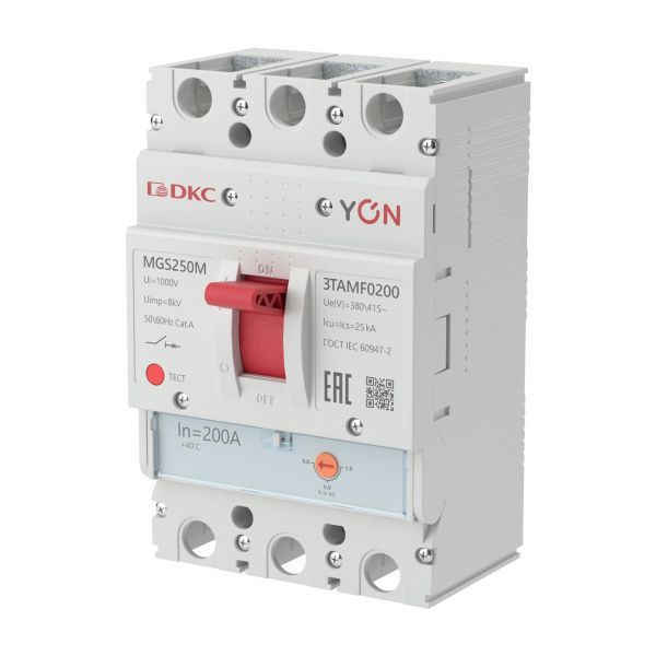 Авт. выкл. YON MGS250 3P 160-200A 36kA Авт. выкл. YON MGS250 3P 160-200A 36kA